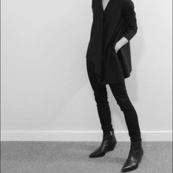 Acne Studio Cony leather wedge ankle boots - Picture 6 of 8